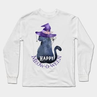 Cat Halloween T-shirt Long Sleeve T-Shirt